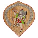 Bamboo Hand Crafted Leaf Design Wall Hangings Of Hanuman Ji For Home Decor | Bamboo Art For Wall Decor